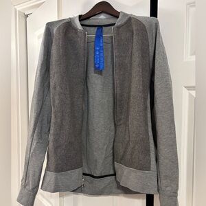 Kit and Ace Blue and Gray Zip-Up Jacket NBW M